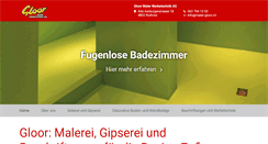 Desktop Screenshot of maler-gloor.ch
